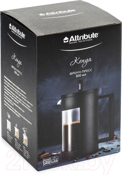 Изображение товара Френч-пресс Attribute Kenya ATF201 (800мл, с аксессуарами)