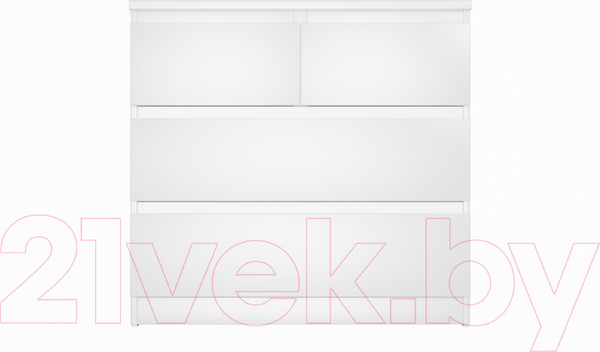 Изображение товара Комод Mio Tesoro Мальта 4 ящика 80x76 2.05.02.050.1 (белый)