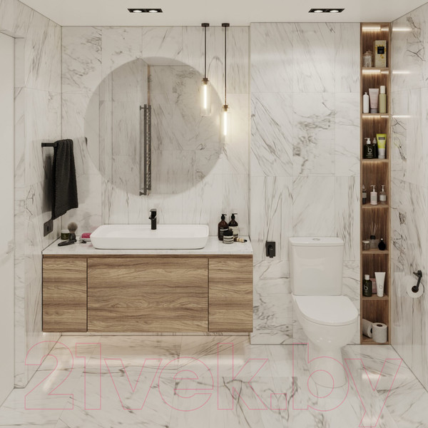 Изображение товара Умывальник Ekokerama Doppio 80 / 0117