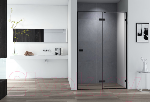 Изображение товара Душевая дверь Cezares BELLAGIO-B-12-140-C-NERO