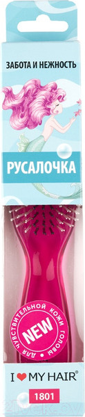 Изображение товара Расческа ILMH Русалочка 1801 (фуксия)