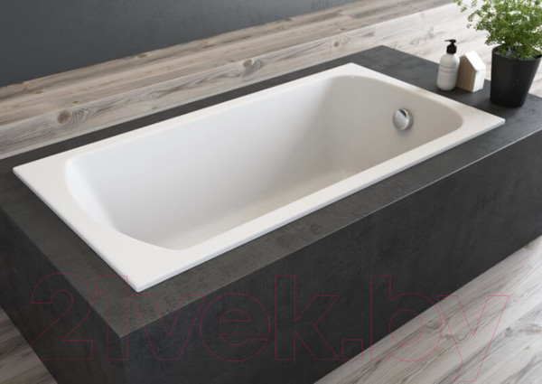 Изображение товара Ванна акриловая Polimat Classic Slim 170x70 / 00291 (с ножками)