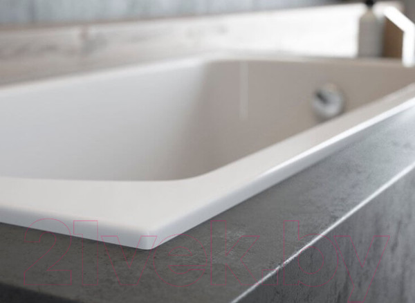 Изображение товара Ванна акриловая Polimat Classic Slim 170x70 / 00291 (с ножками)