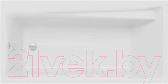 Изображение товара Ванна акриловая Polimat Elza 170x75 / 00025 (с ножками)