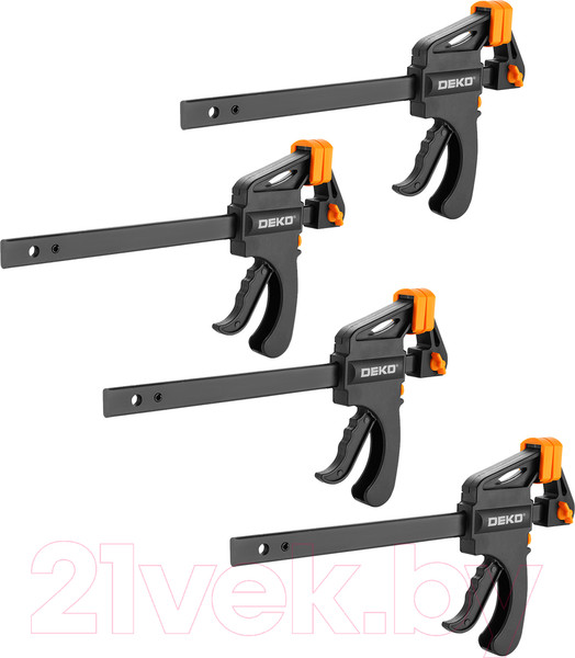 Изображение товара Набор струбцин Deko CL150-4 / 065-0666 (4шт)