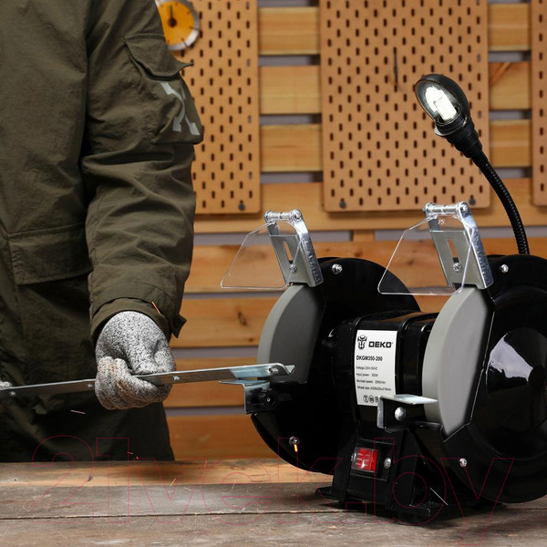 Изображение товара Точильный станок Deko DKGM400-200 / 063-4324