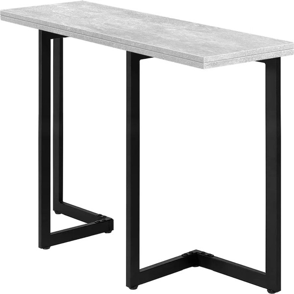 Изображение товара Обеденный стол Millwood Арлен 1 38-76x110x76 (бетон/металл черный)