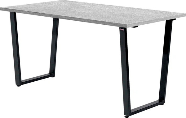 Изображение товара Обеденный стол Millwood Уэльс Л18 130x80 (бетон/металл черный)