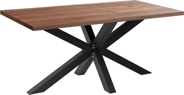 Изображение товара Обеденный стол Millwood Кейптаун 180x90x75 (дуб табачный Craft/металл черный)