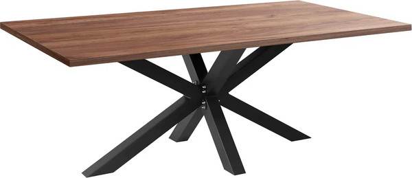 Изображение товара Обеденный стол Millwood Кейптаун 220x110x75 (дуб табачный Craft/металл черный)