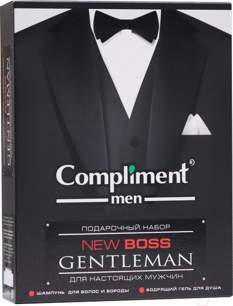 Изображение товара Набор косметики для тела и волос Hard Line № 1770 Compliment New Boss Gentleman /4692796 (250мл+250мл)