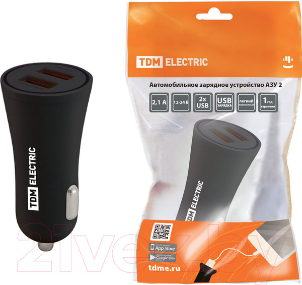 Изображение товара Адаптер питания автомобильный TDM SQ1810-0202
