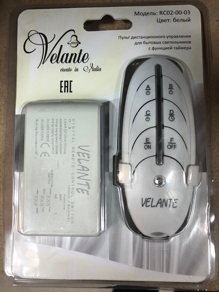 Изображение товара Пульт для светодиодной ленты Velante RC02-00-03