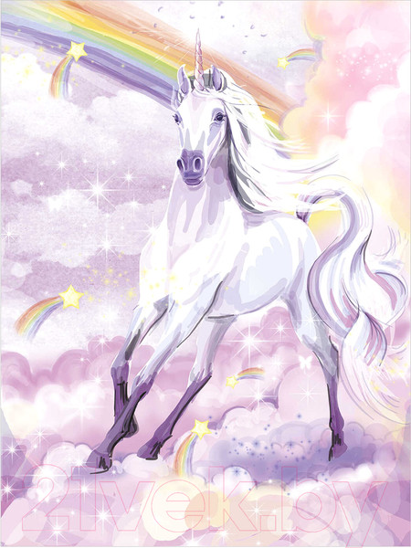 Изображение товара Набор алмазной вышивки Феникс+ Радужный единорог / 62387