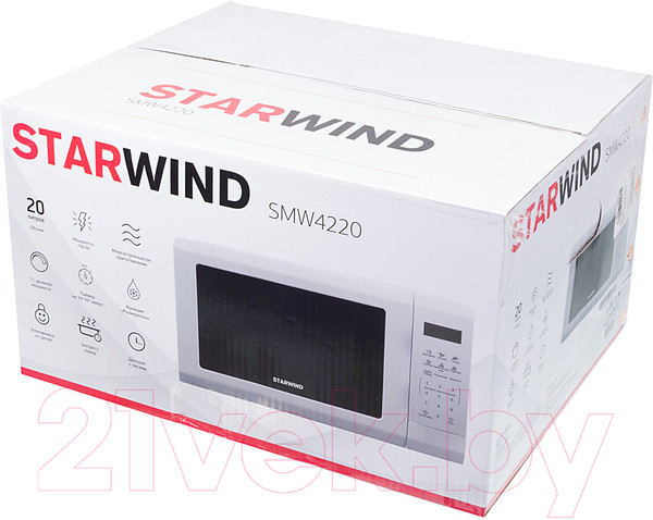 Изображение товара Микроволновая печь StarWind SMW4220 (белый)