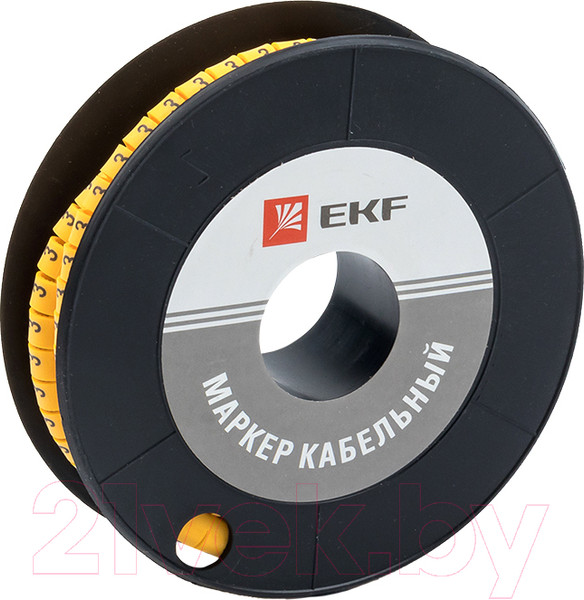 Изображение товара Маркер кабельный EKF PROxima 1.5мм 2 3 plc-KM-1.5-3 (1000шт)