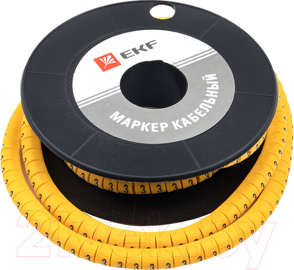 Изображение товара Маркер кабельный EKF PROxima 1.5мм 2 3 plc-KM-1.5-3 (1000шт)