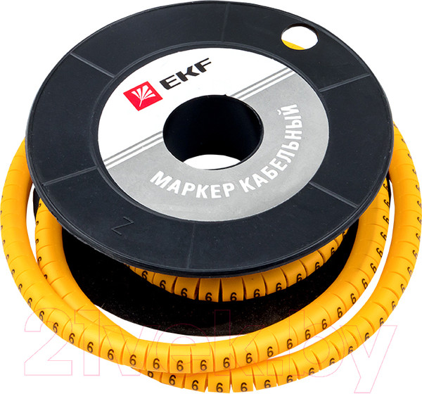 Изображение товара Маркер кабельный EKF PROxima 1.5мм 2 6 plc-KM-1.5-6 (1000шт)