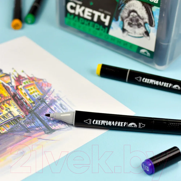 Изображение товара Набор маркеров Феникс+ Уточка-Мандаринка / 62461