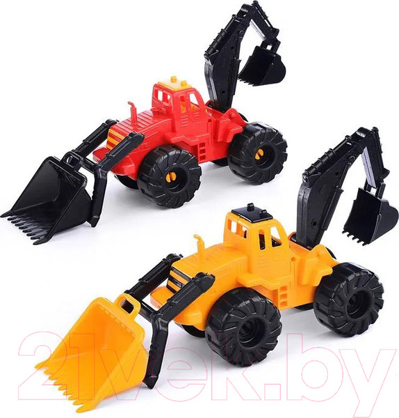 Изображение товара Экскаватор игрушечный Guclu С ковшом и грейдером / 2740