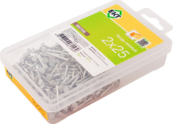 Изображение товара Гвоздь толевый ЕКТ 2.0x25 / B007696 (150г, оцинкованный)