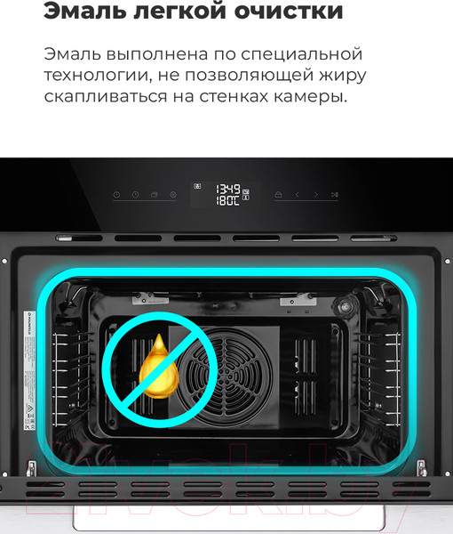 Изображение товара Электрический духовой шкаф Maunfeld AMCO458GW