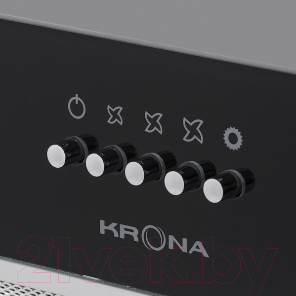 Изображение товара Вытяжка скрытая Krona Sintia 600 PB / КА-00003856 (черный)