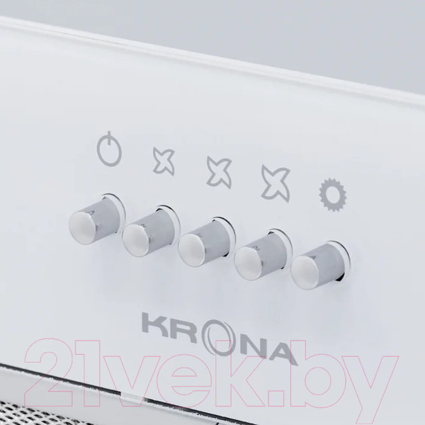Изображение товара Вытяжка скрытая Krona Sintia 600 PB / КА-00003857 (белый)
