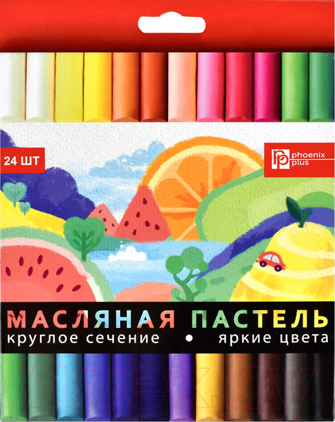 Изображение товара Набор масляной пастели Феникс+ Фрукты 59086