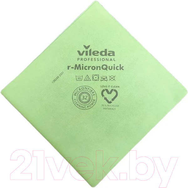 Изображение товара Салфетка хозяйственная Vileda МикронКвик SRZ611 (зеленый)