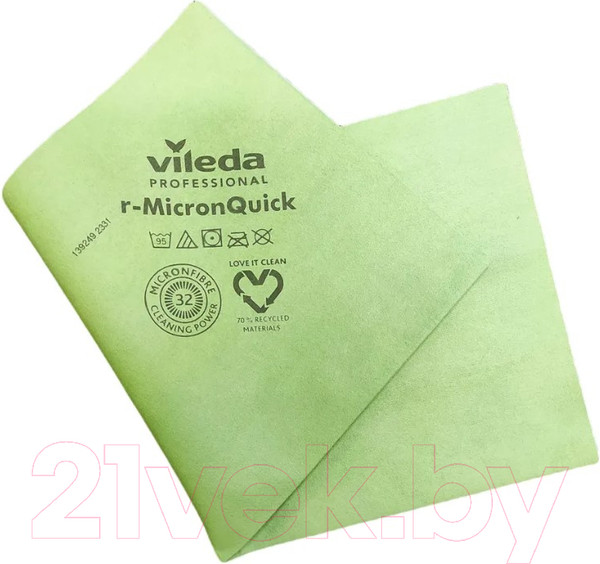 Изображение товара Салфетка хозяйственная Vileda МикронКвик SRZ611 (зеленый)