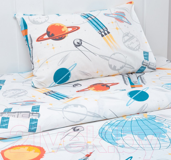 Изображение товара Комплект постельного белья Этель Ракеты / 5017254