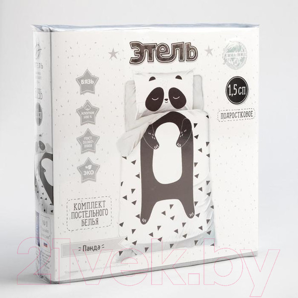 Изображение товара Комплект постельного белья Этель Панда / 6961221