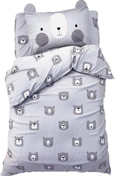 Изображение товара Комплект постельного белья Этель Gray bear / 6480767