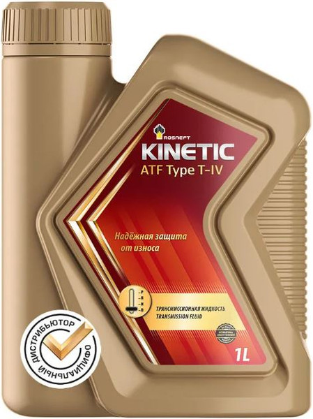 Изображение товара Трансмиссионное масло Роснефть Kinetic ATF Type T-IV / 40897132 (1л)