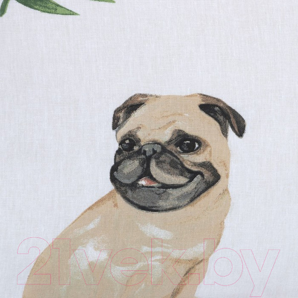 Изображение товара Комплект постельного белья Этель Мопсы / 7823086