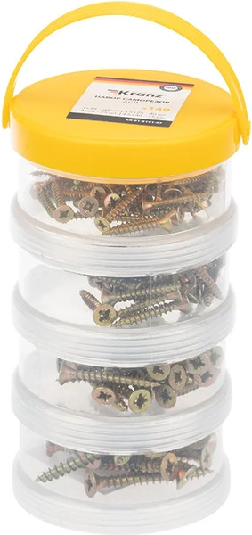 Изображение товара Набор саморезов Kranz KR-01-3101-07 (140шт)