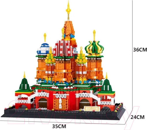 Изображение товара Конструктор King Creator Собор Василия Блаженного / 10961