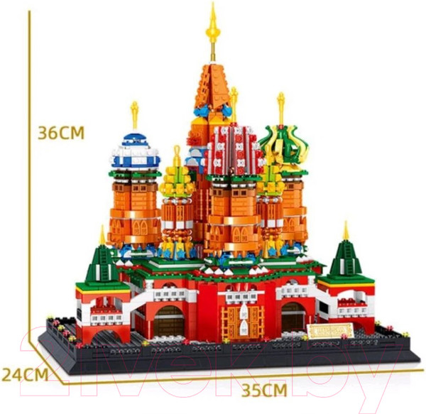 Изображение товара Конструктор King Creator Собор Василия Блаженного / 10961