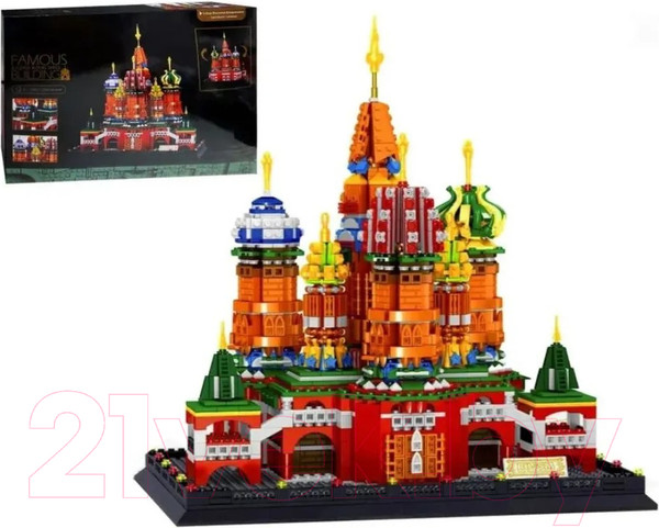 Изображение товара Конструктор King Creator Собор Василия Блаженного / 10961