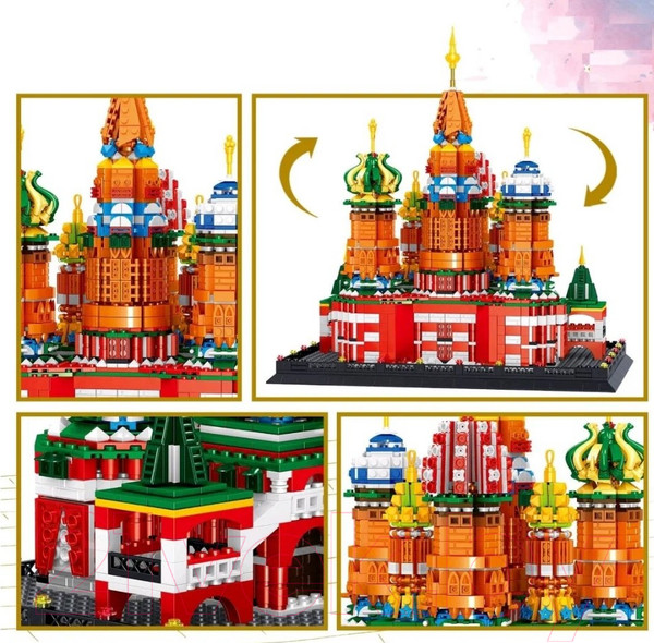 Изображение товара Конструктор King Creator Собор Василия Блаженного / 10961