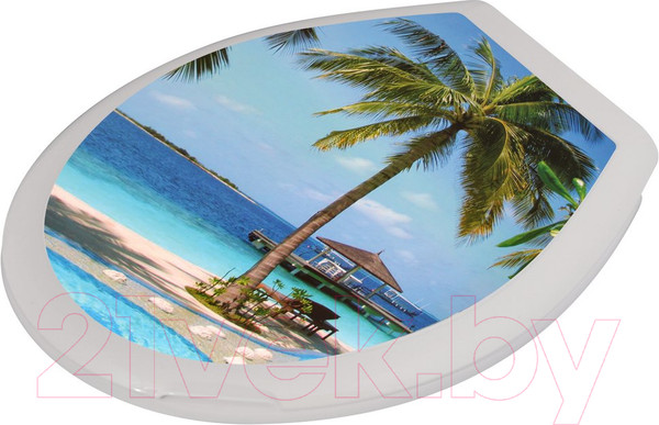 Изображение товара Сиденье для унитаза Мультидом Пляж / СП72-104