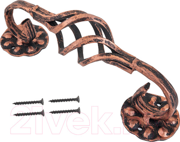 Изображение товара Ручка дверная No Brand Корзинка 185мм (медь)