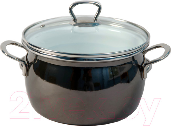 Изображение товара Кастрюля Сантэкс 1-2450211 (темно-серый хром)