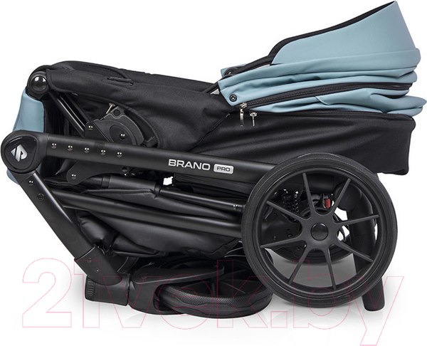 Изображение товара Детская универсальная коляска Riko Brano Pro 3 в 1 (02/Сrystal Blue)