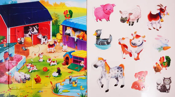 Изображение товара Книга-пазл АСТ Мои первые животные. Самая умная книга для малышей (Иванова Оксана)