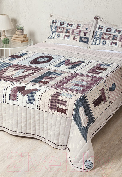 Изображение товара Набор текстиля для спальни Ambesonne Дом, милый дом 220x235 / bcsl_54682