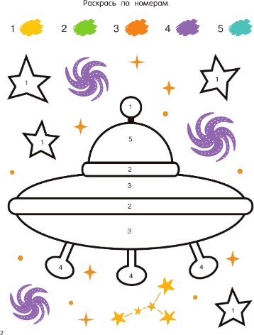 Изображение товара Раскраска АСТ Космос, мягкая обложка (Дмитриева Валентина)