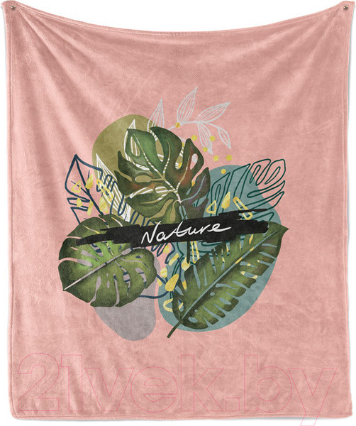 Изображение товара Плед JoyArty Тропическая флора / blan_385261 (150x200)