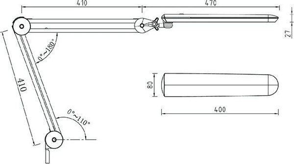 Изображение товара Настольная лампа Rexant Blue Stream 31-0407
